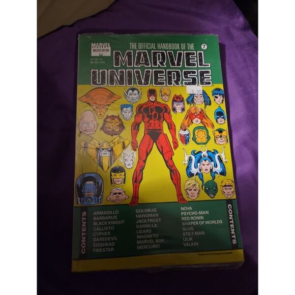 The Official Handbook of Marvel Universe vol 7 FActory sealed - Picture 1 of 2